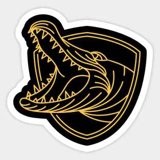 Crocodile Sticker